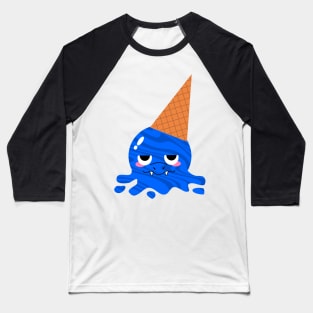 Spinosaurus  Neptune Ice Cream Cone Baseball T-Shirt